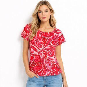 Skirtin Around | Paisley Patterned Top